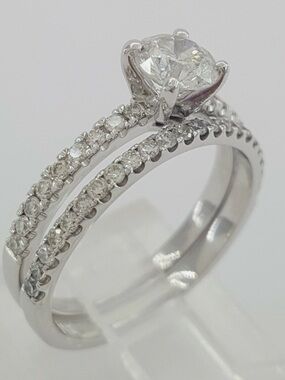 Classic Sterling Silver 925 Engagement Ring